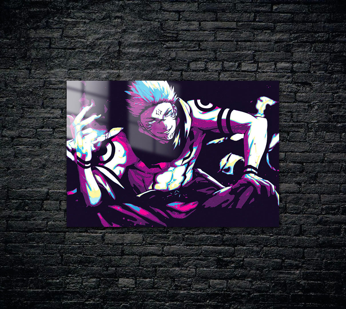 Jujutsu Kaisen Yuji Itadori Ryomen Sukuna Metal Poster 450