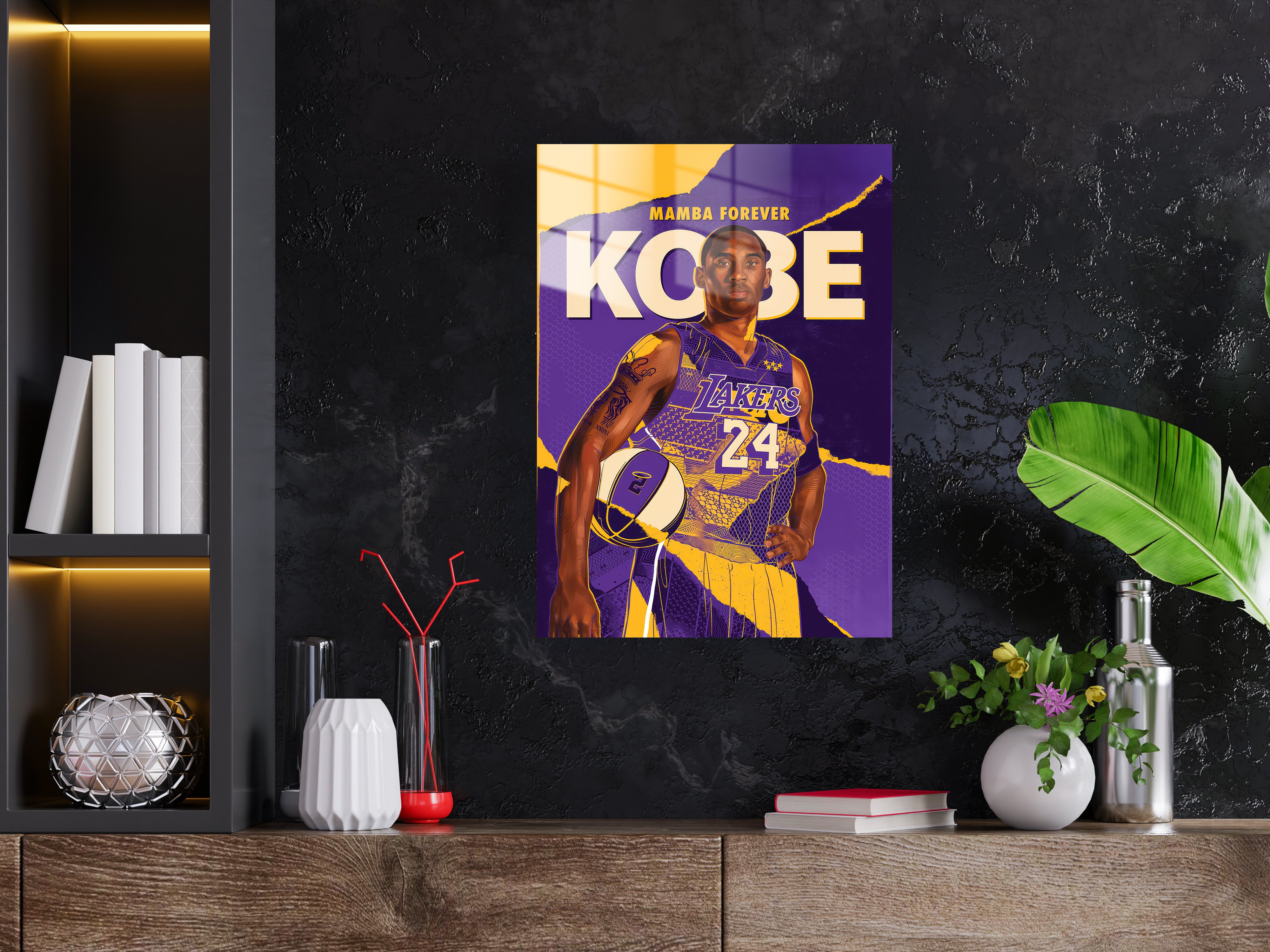 Kobe Bryant Metal Poster 1424