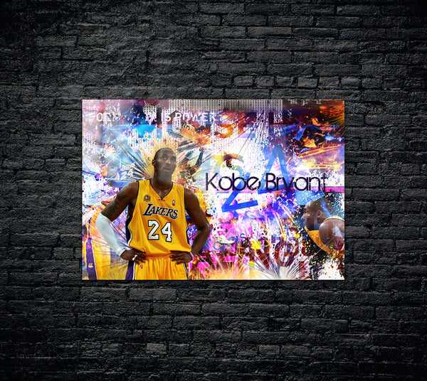 Kobe Bryant Metal Poster 1428