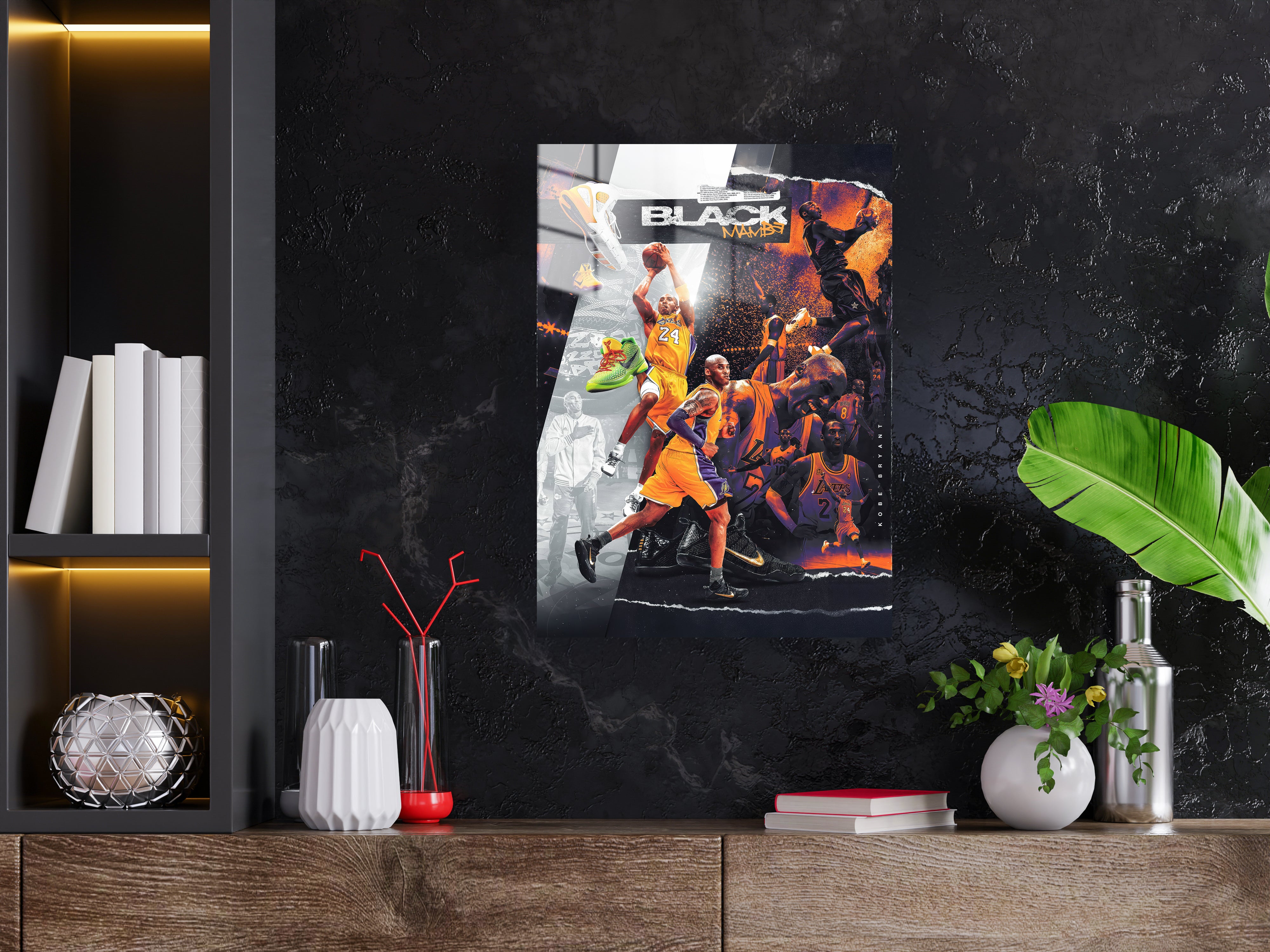 Kobe Bryant Metal Poster 1420