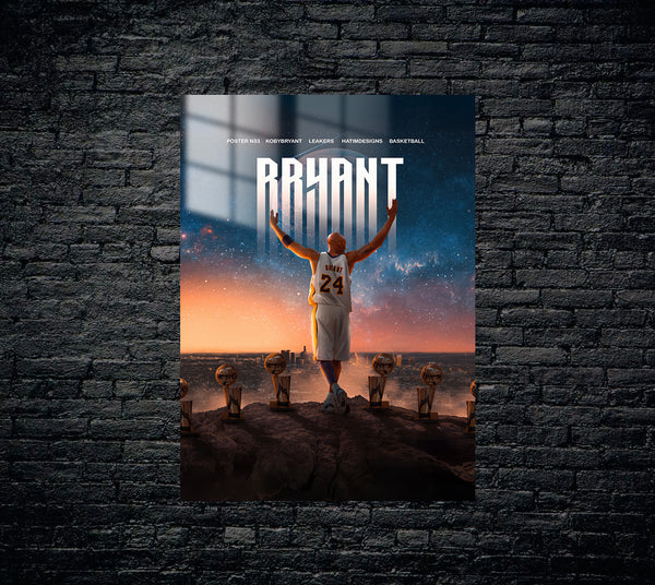 Kobe Bryant Metal Poster 1422