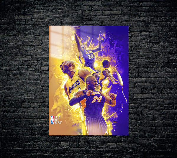 Kobe Bryant Metal Poster 1423