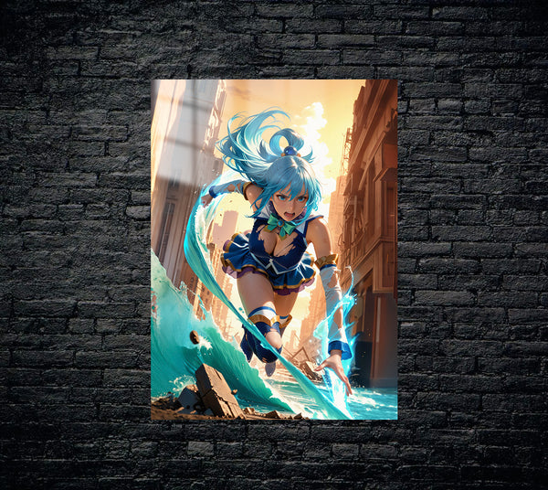 KonoSuba Aqua Metal Poster 484
