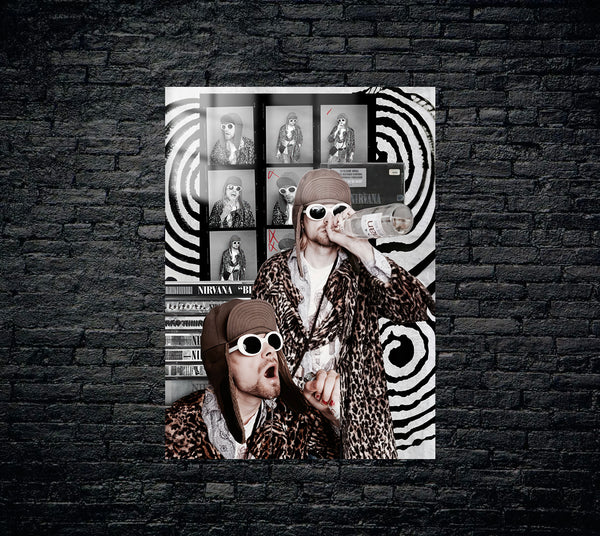 Kurt Kobain Metal Poster 1506