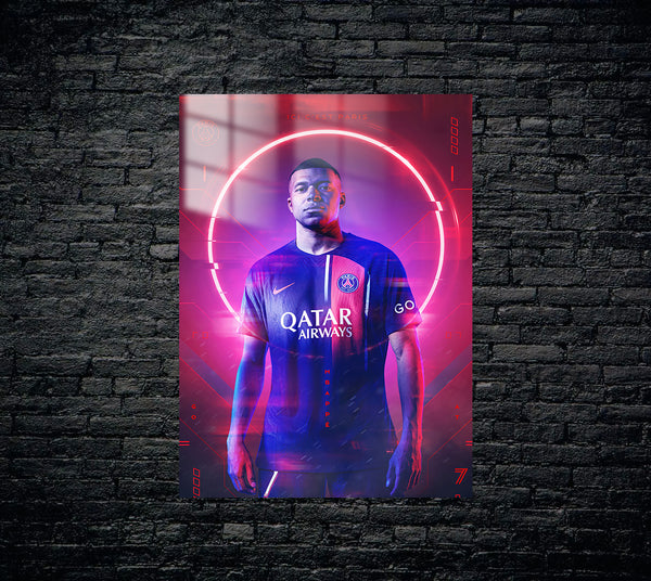 Kylian Mbappe Metal Poster 1400
