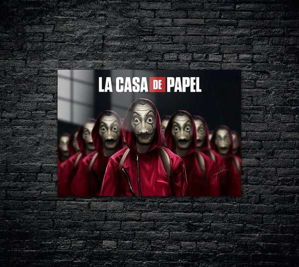 La Casa De Papel Metal Poster 1022