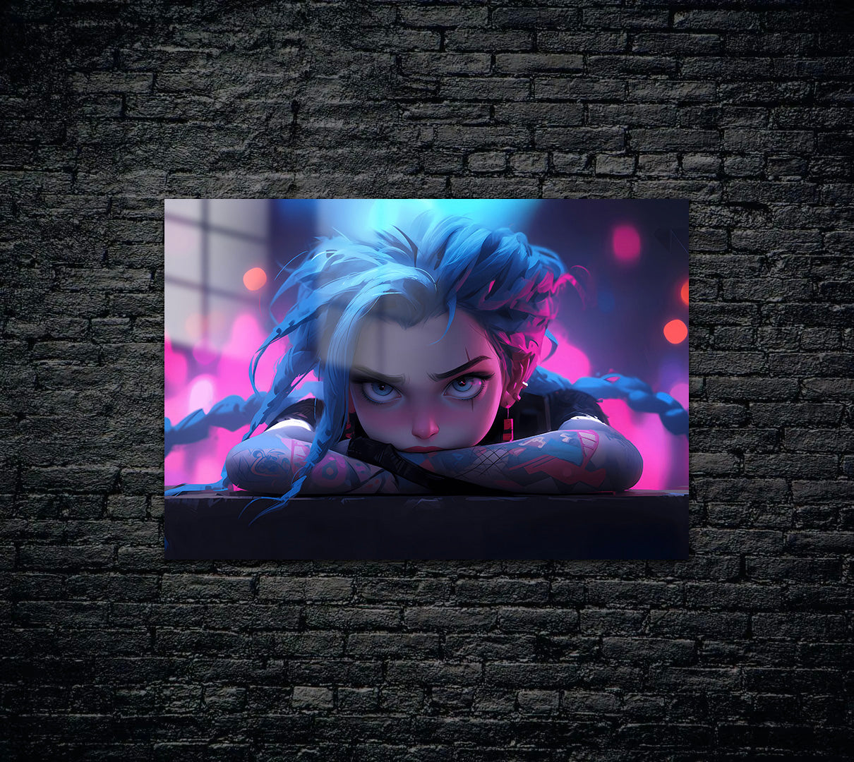 Arcane Jinx League of Legends LOL Metal Poster 502