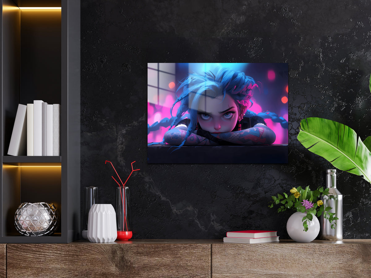 Arcane Jinx League of Legends LOL Metal Poster 502