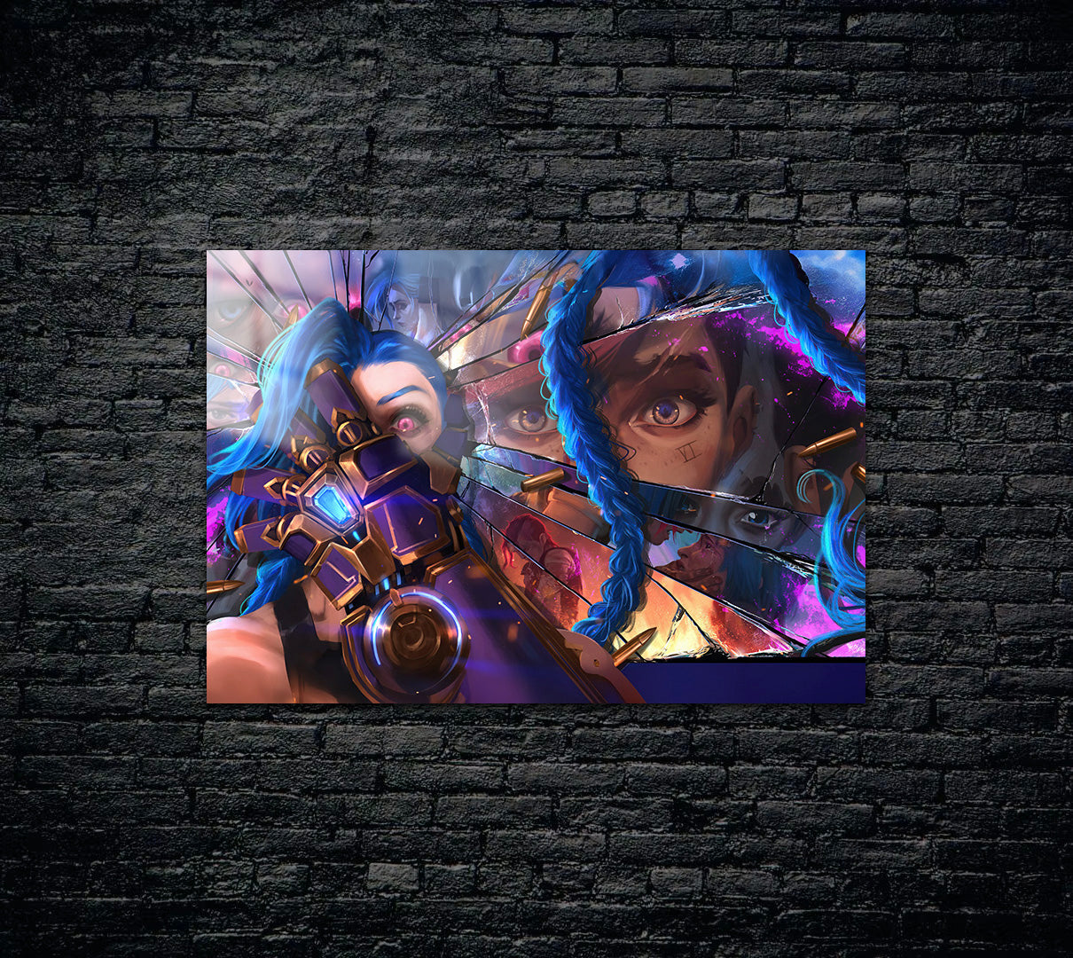 Arcane Jinx League of Legends LOL Metal Poster 505