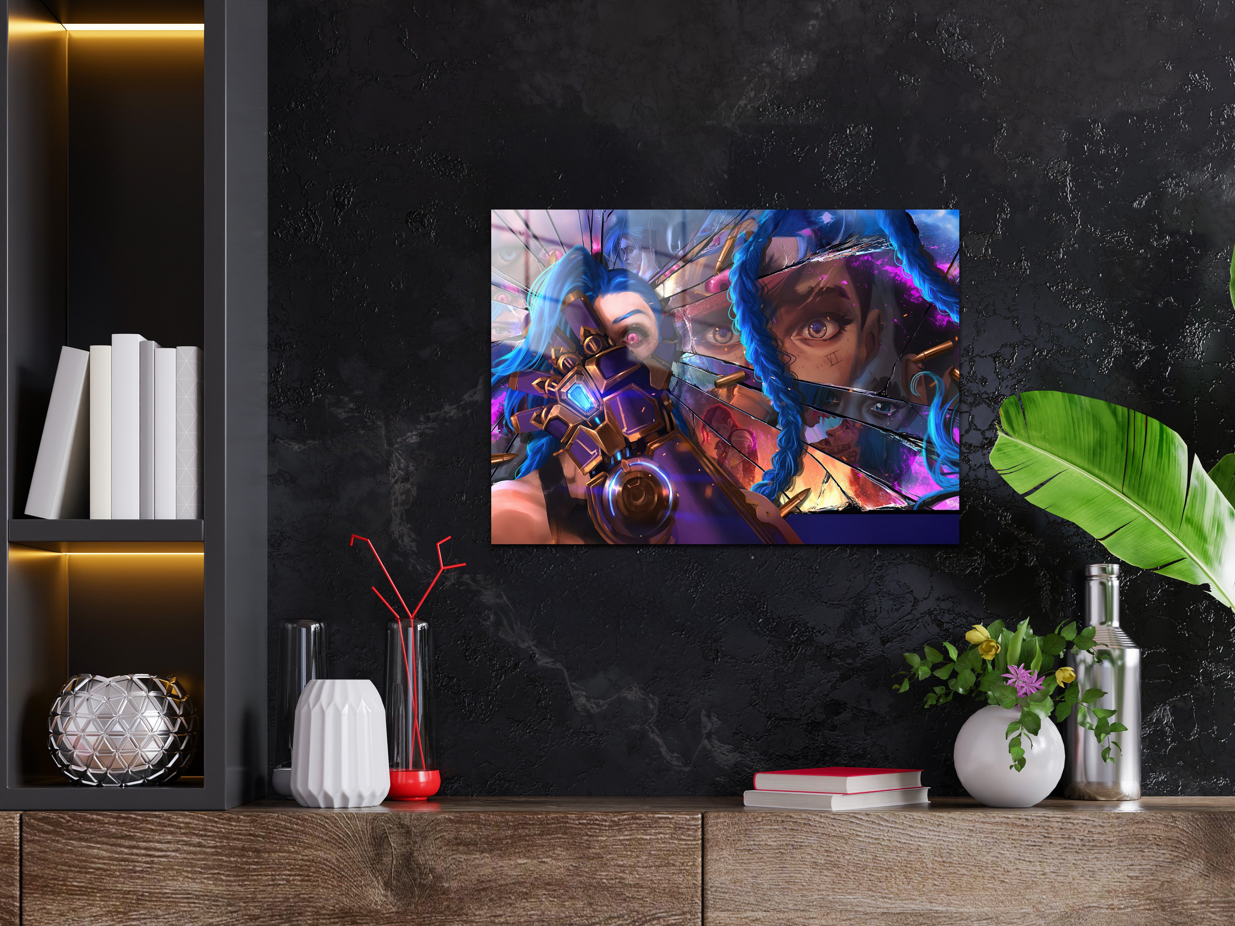 Arcane Jinx League of Legends LOL Metal Poster 505