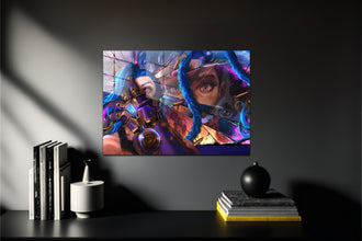 Arcane Jinx League of Legends LOL Metal Poster 505