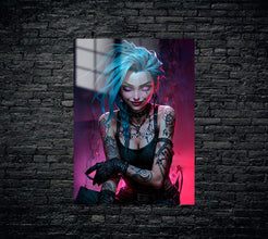 Arcane Jinx League of Legends LOL Metal Poster 511