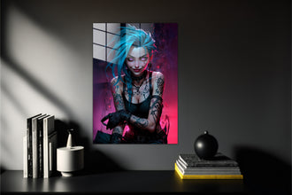 Arcane Jinx League of Legends LOL Metal Poster 511