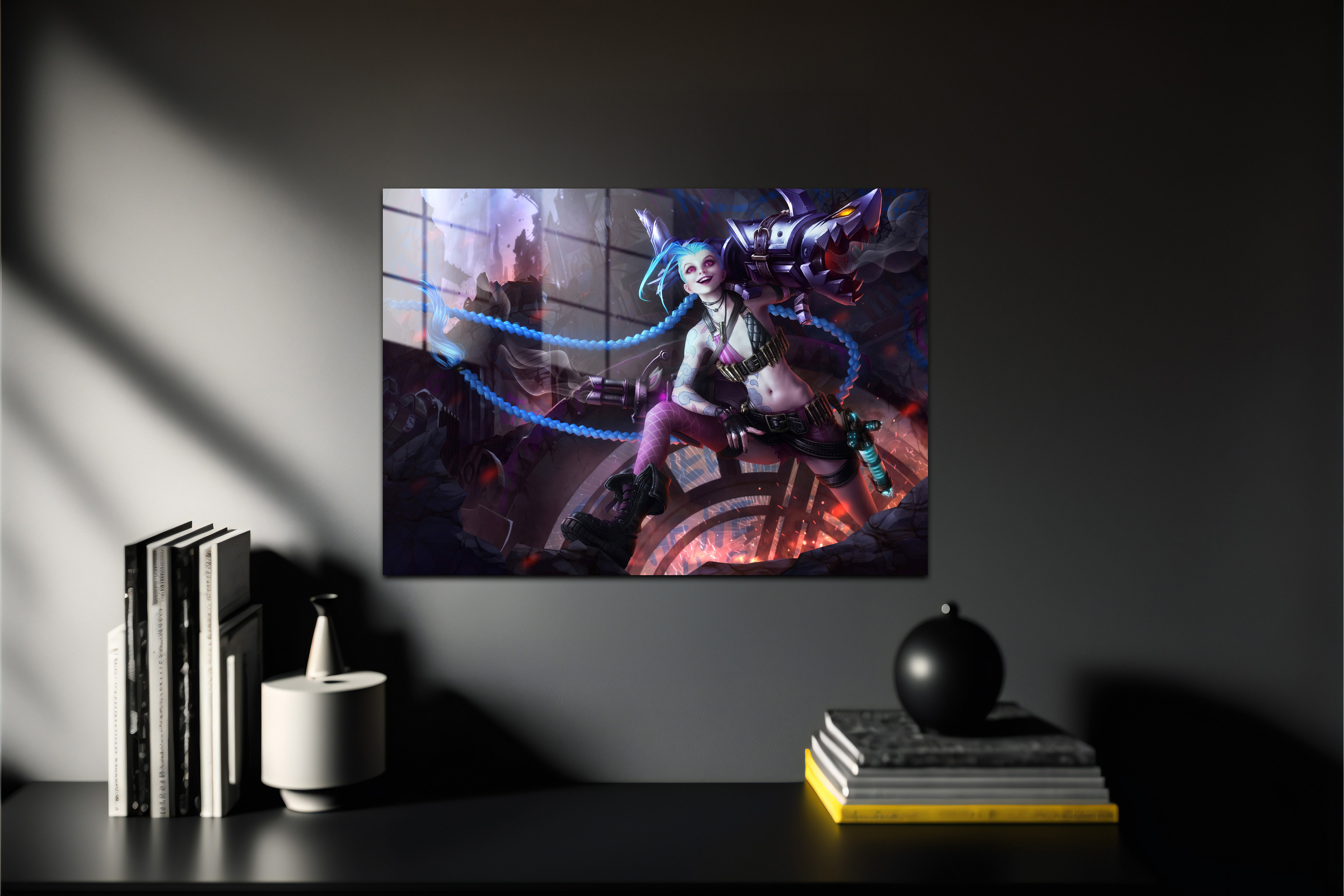 Arcane Jinx League of Legends LOL Metal Poster 512