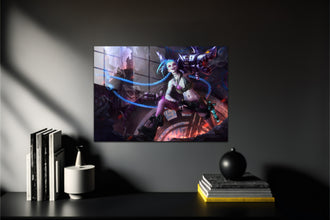 Arcane Jinx League of Legends LOL Metal Poster 512