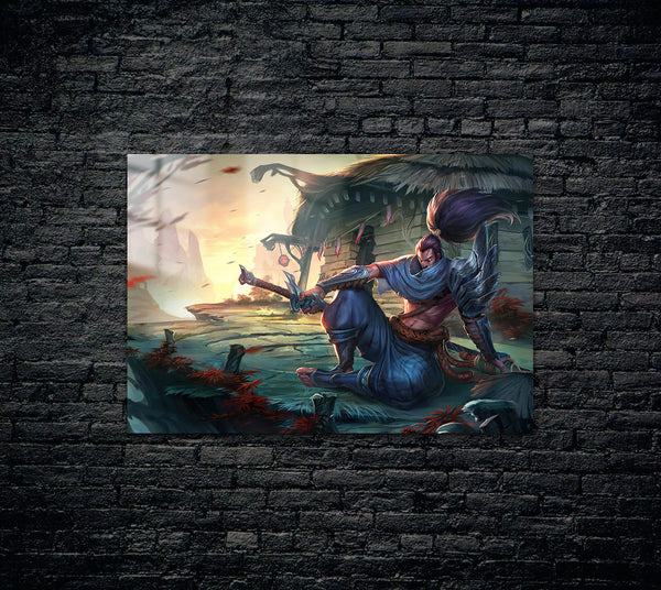 League of Legends LOL Yasuo Metal Poster 514