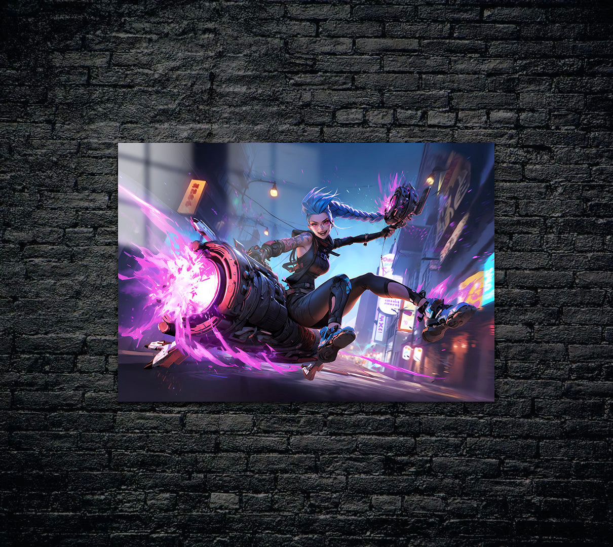 Arcane Jinx League of Legends LOL Metal Poster 504