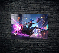 Arcane Jinx League of Legends LOL Metal Poster 504
