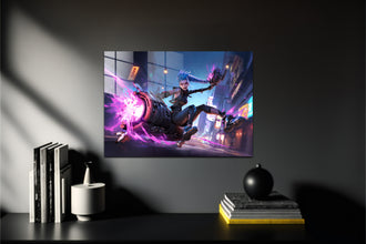 Arcane Jinx League of Legends LOL Metal Poster 504