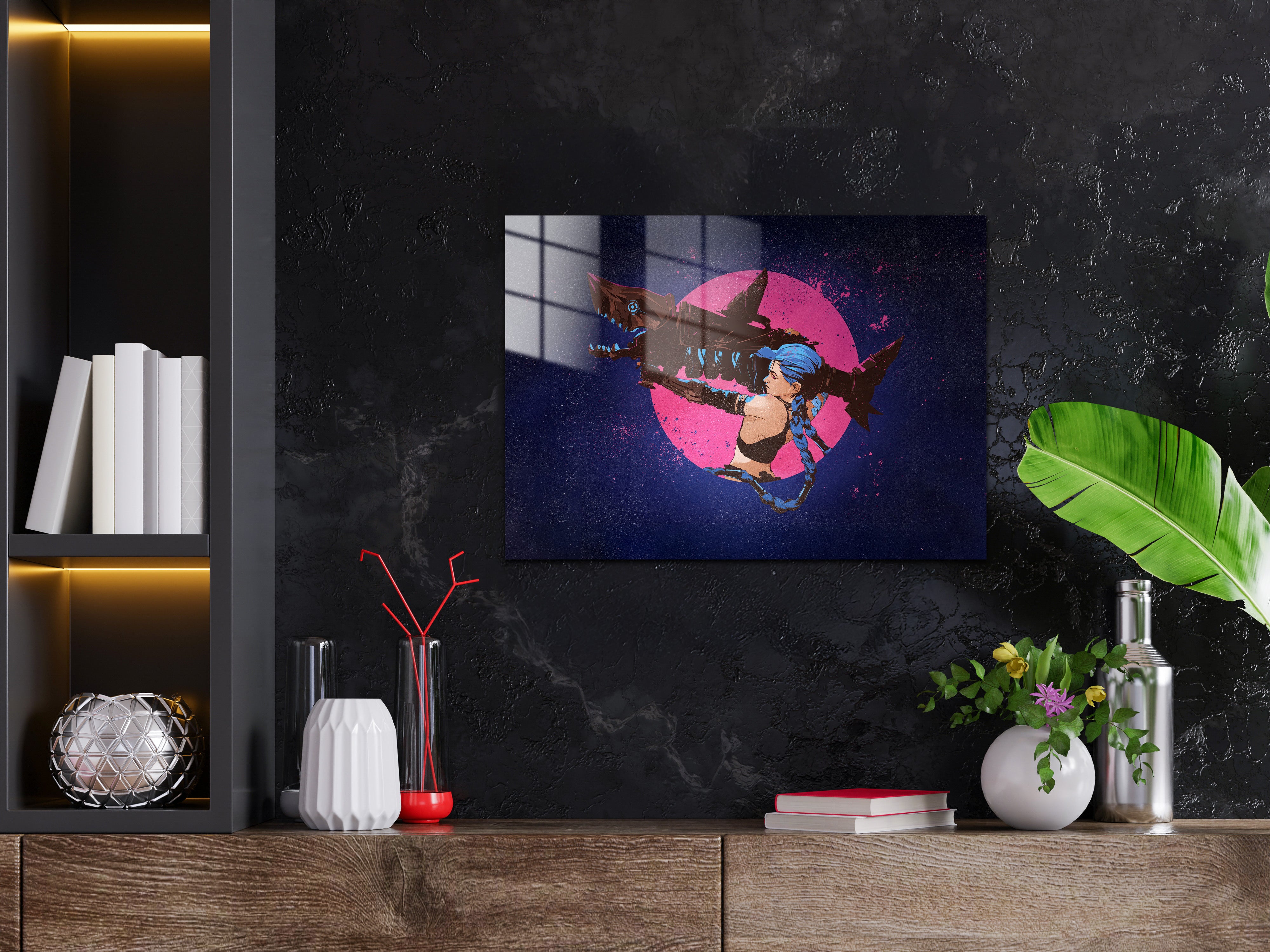 Arcane Jinx League of Legends LOL Metal Poster 518