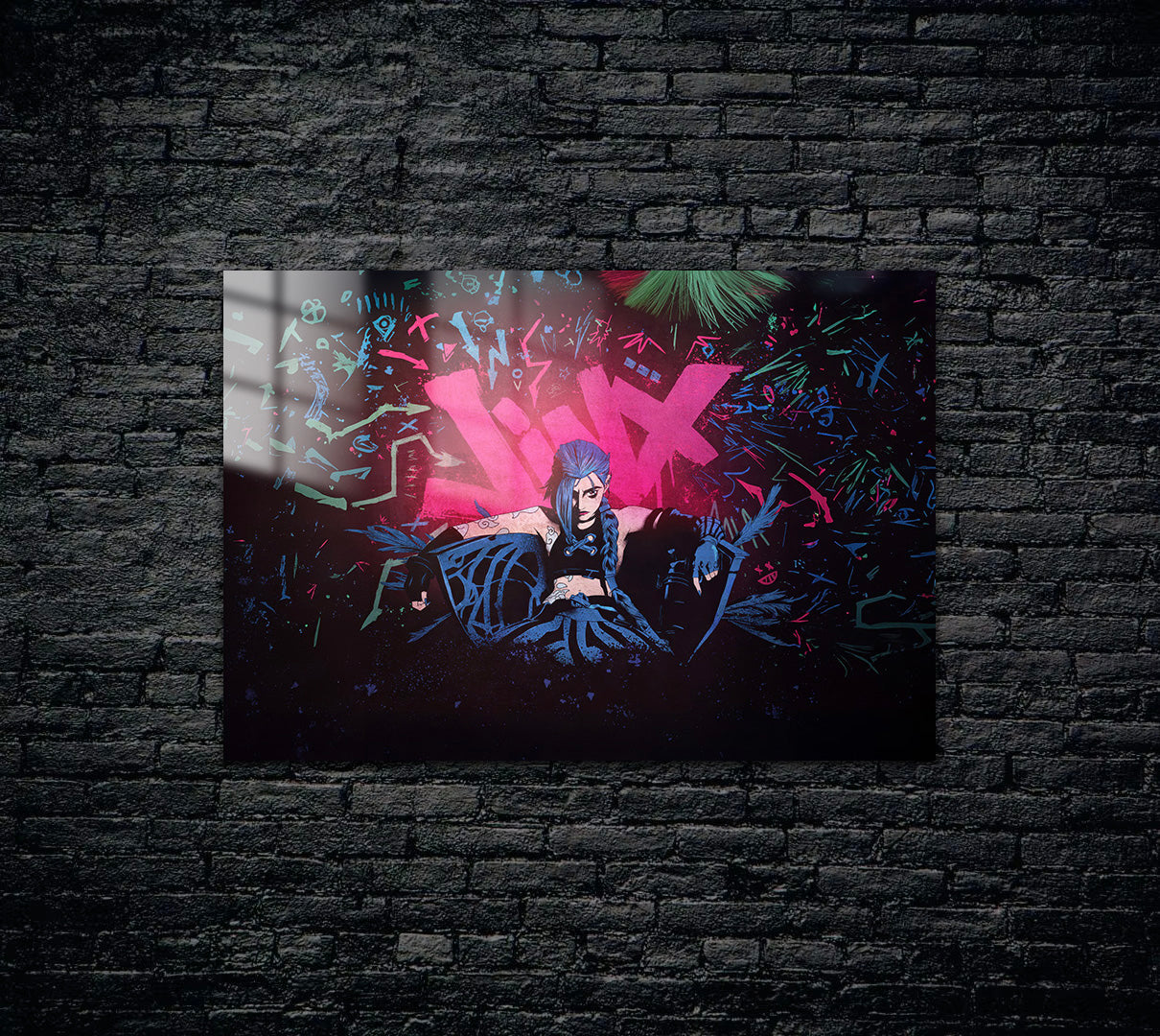 Arcane Jinx League of Legends LOL Metal Poster 519