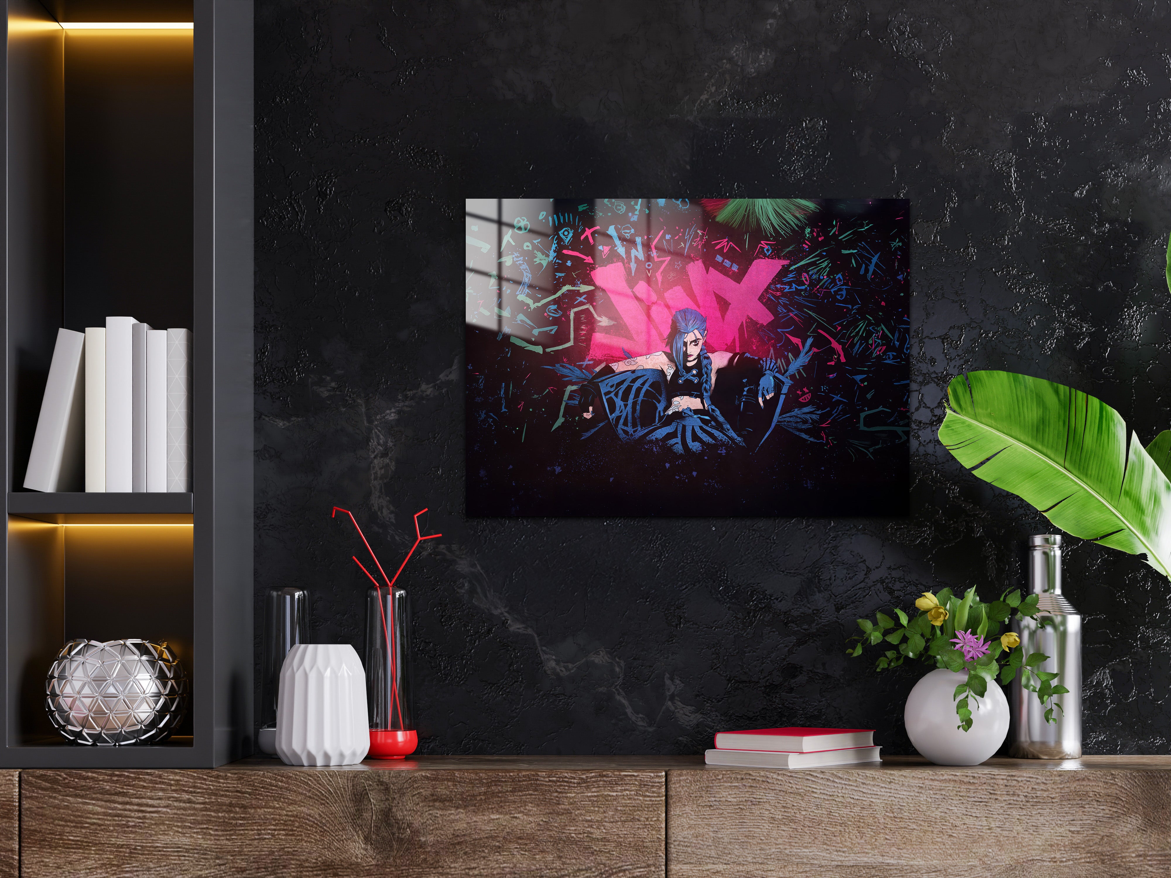 Arcane Jinx League of Legends LOL Metal Poster 519