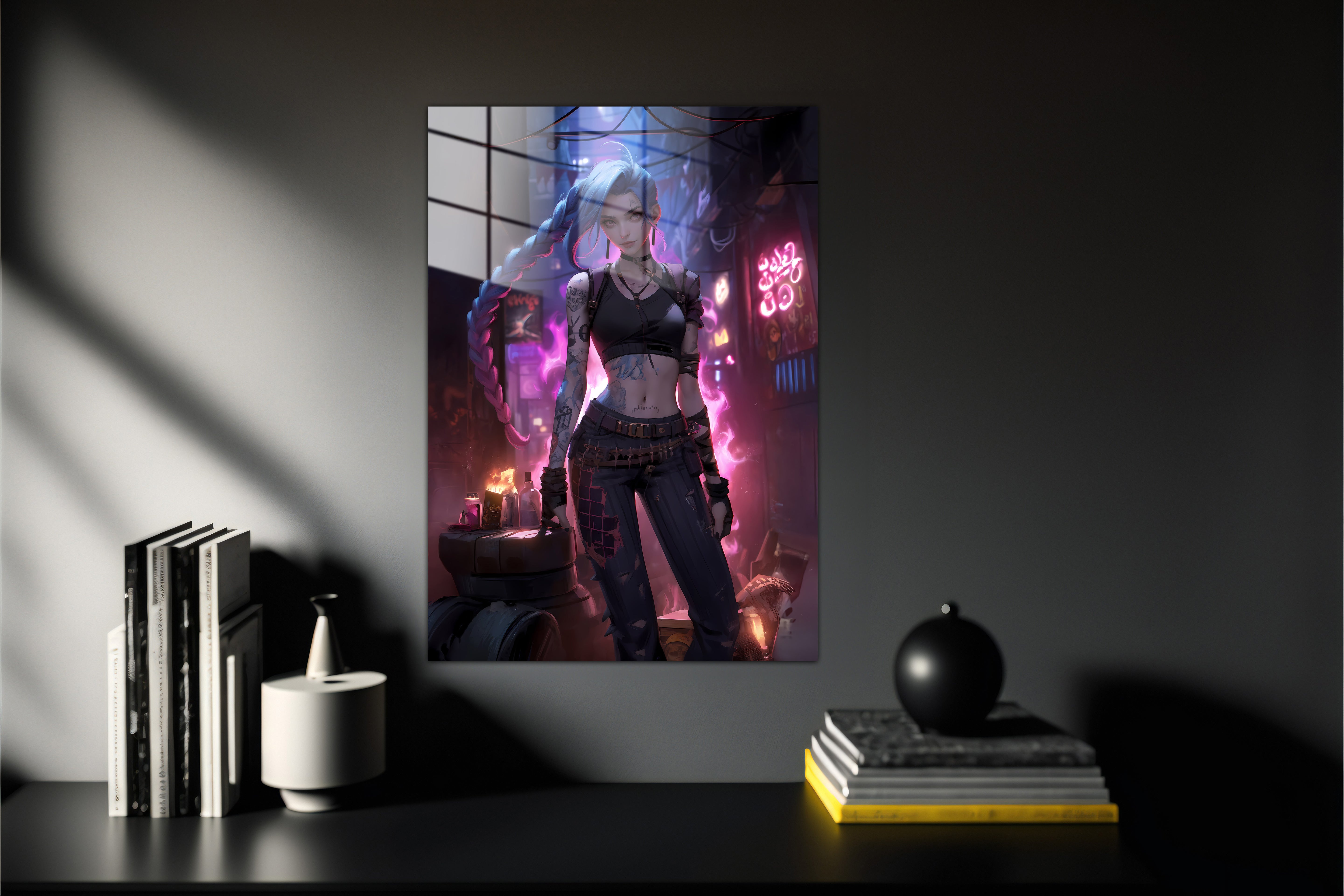 Arcane Jinx League of Legends LOL Metal Poster 523