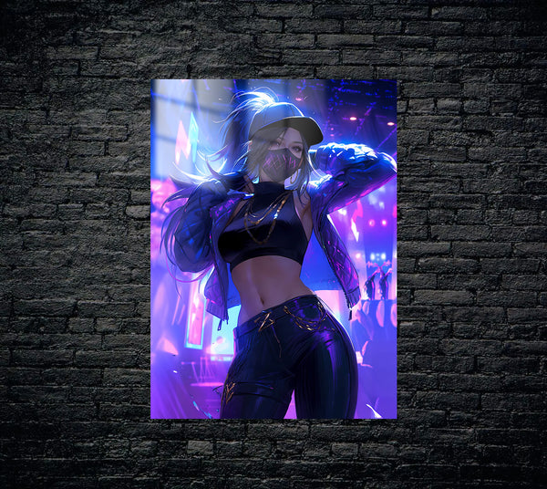 League of Legends LOL Akali Metal Poster 527