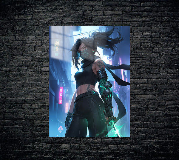 League of Legends LOL Akali Metal Poster 528