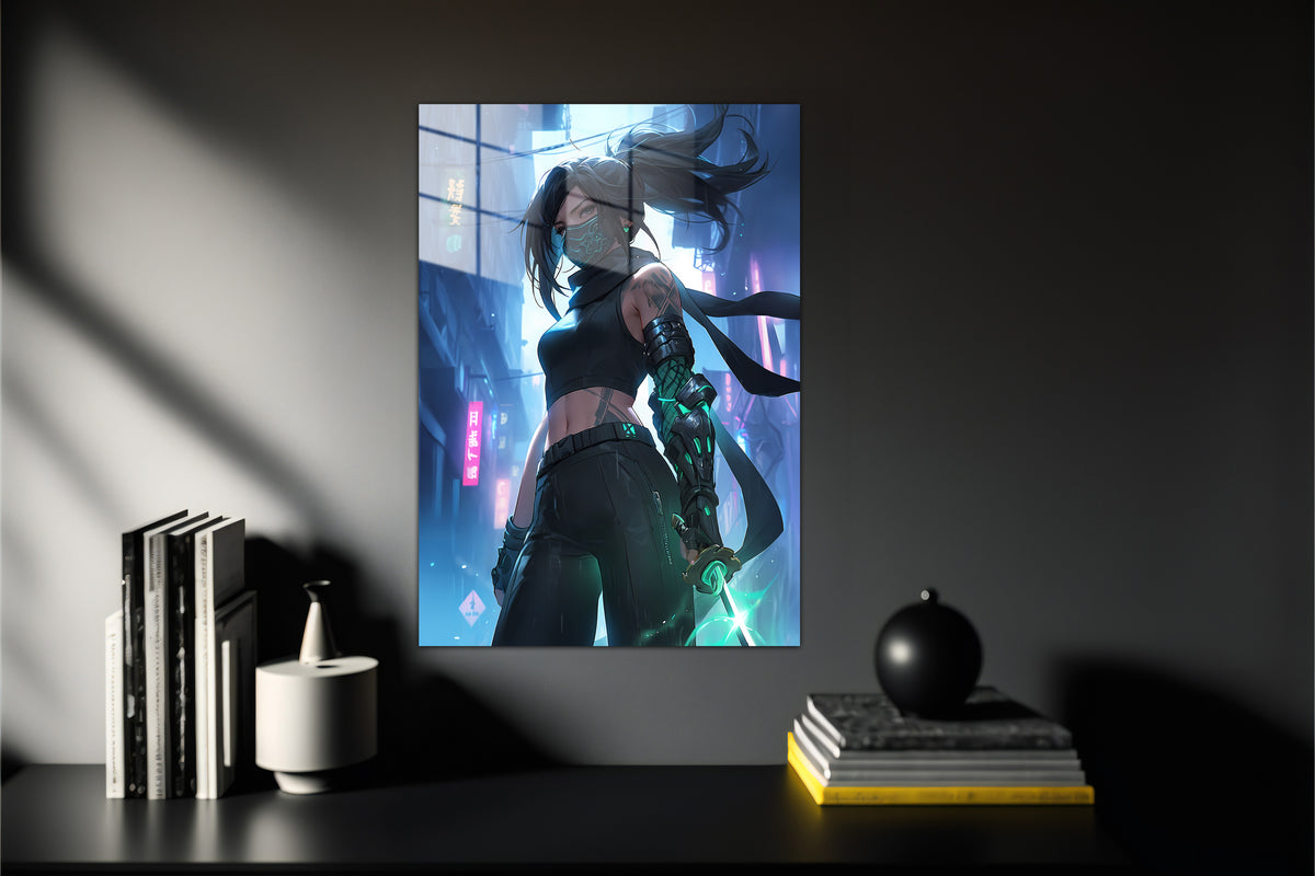 League of Legends LOL Akali Metal Poster 528