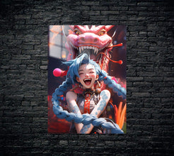 Arcane Jinx League of Legends LOL Metal Poster 532
