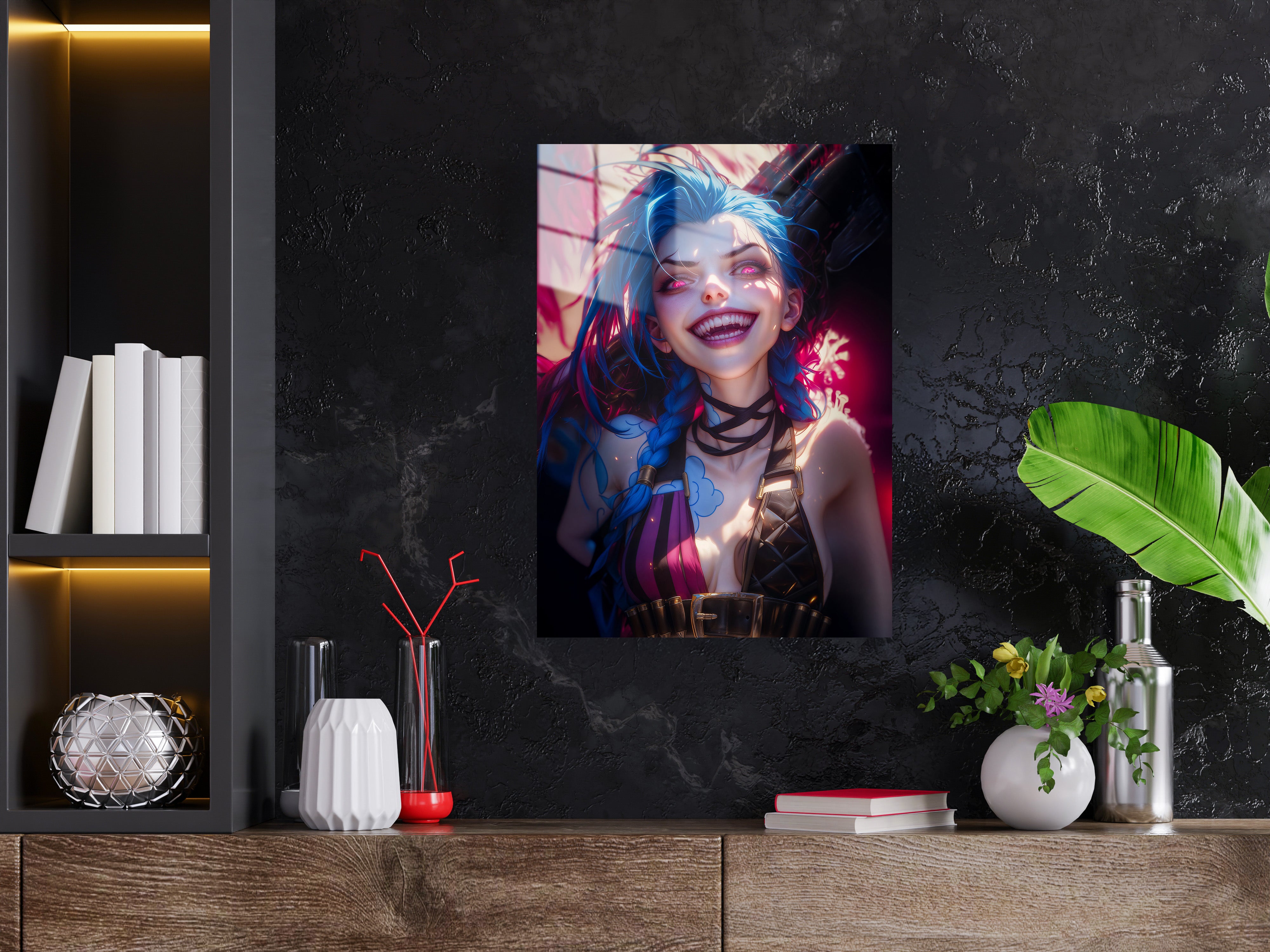 Arcane Jinx League of Legends LOL Metal Poster 533