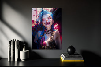 Arcane Jinx League of Legends LOL Metal Poster 533