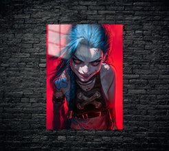 Arcane Jinx League of Legends LOL Metal Poster 534