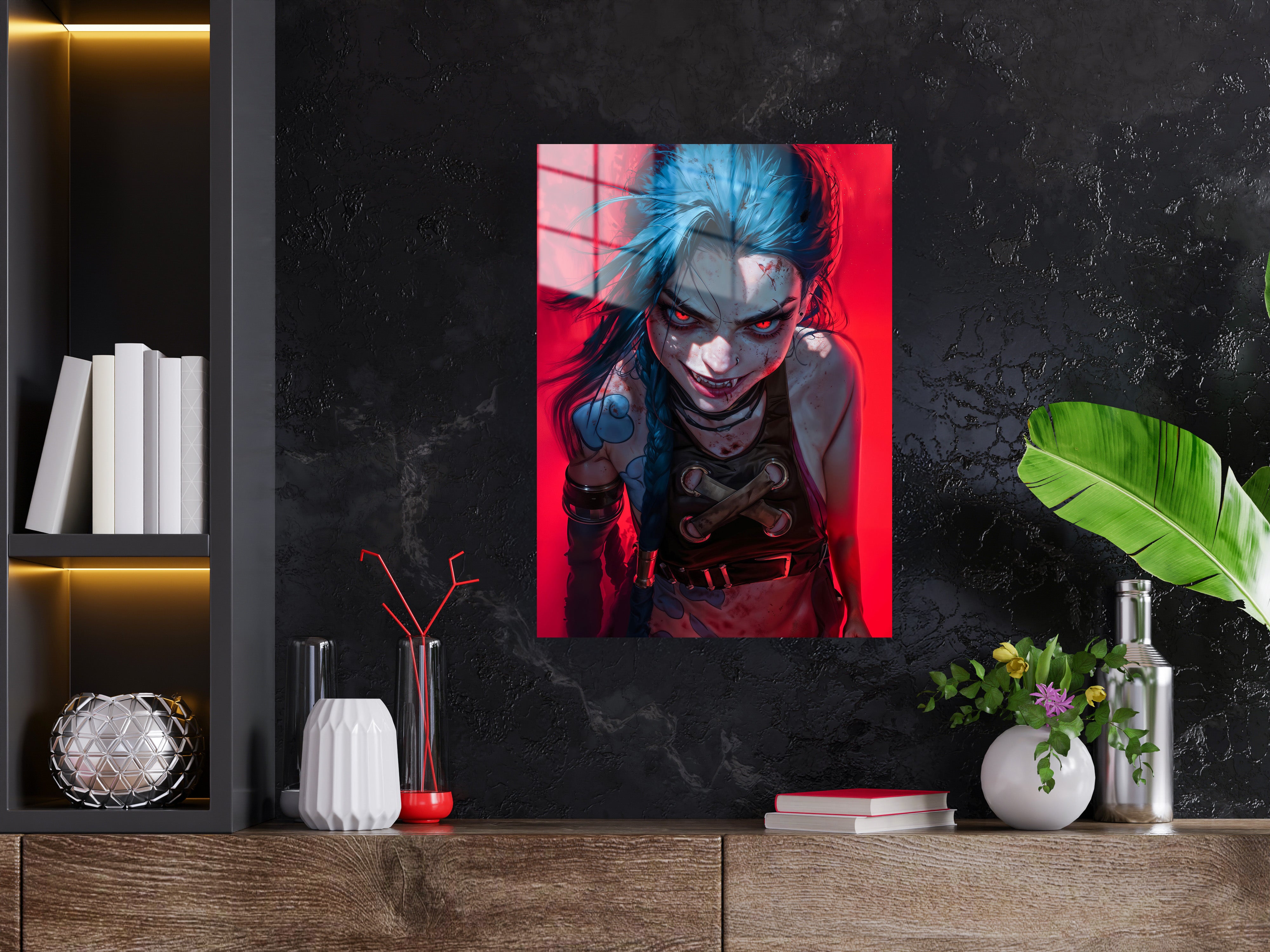 Arcane Jinx League of Legends LOL Metal Poster 534