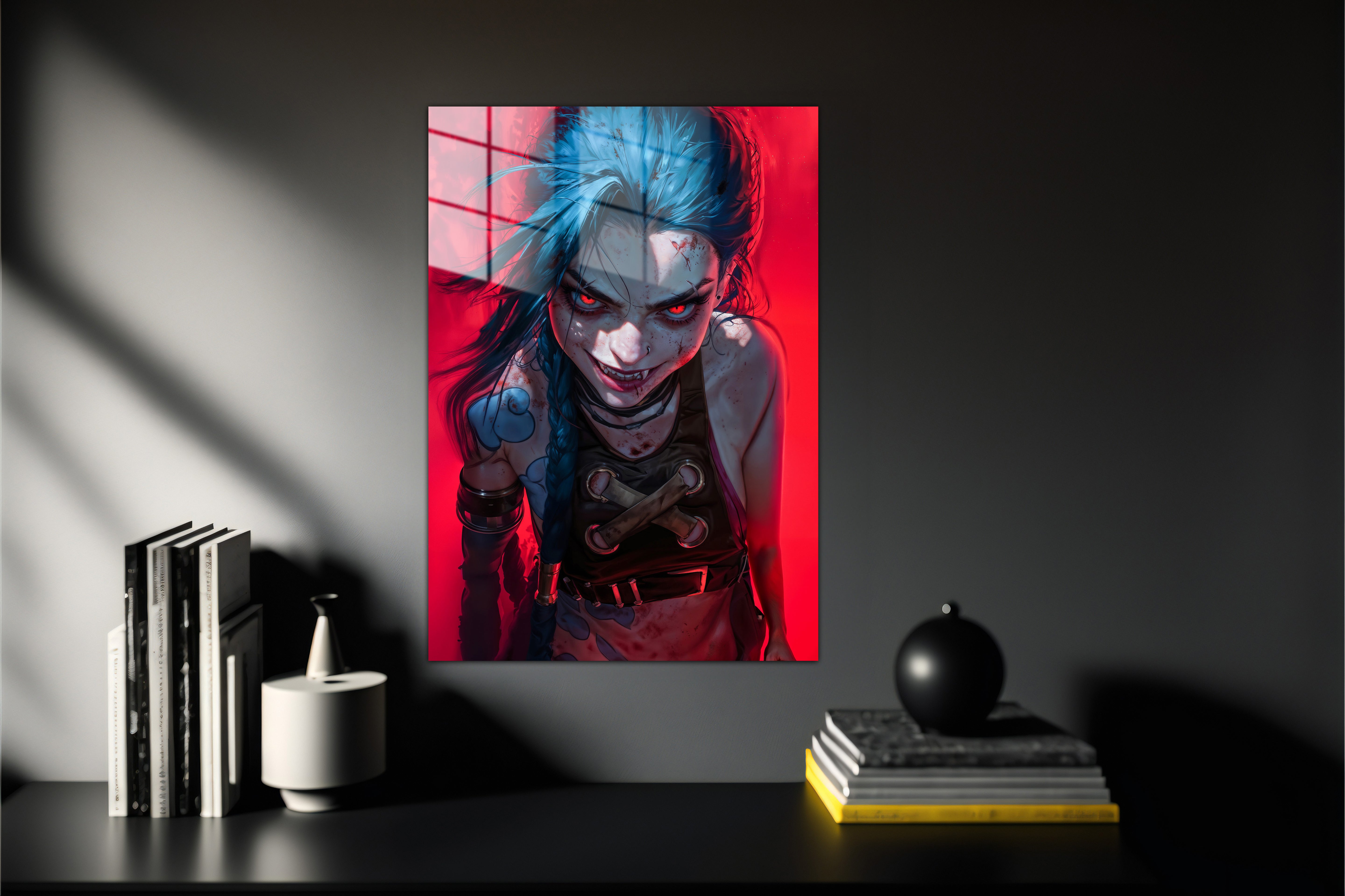 Arcane Jinx League of Legends LOL Metal Poster 534