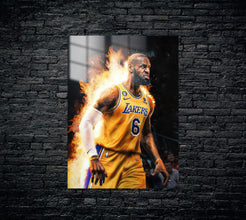 Lebron James Metal Poster 1438