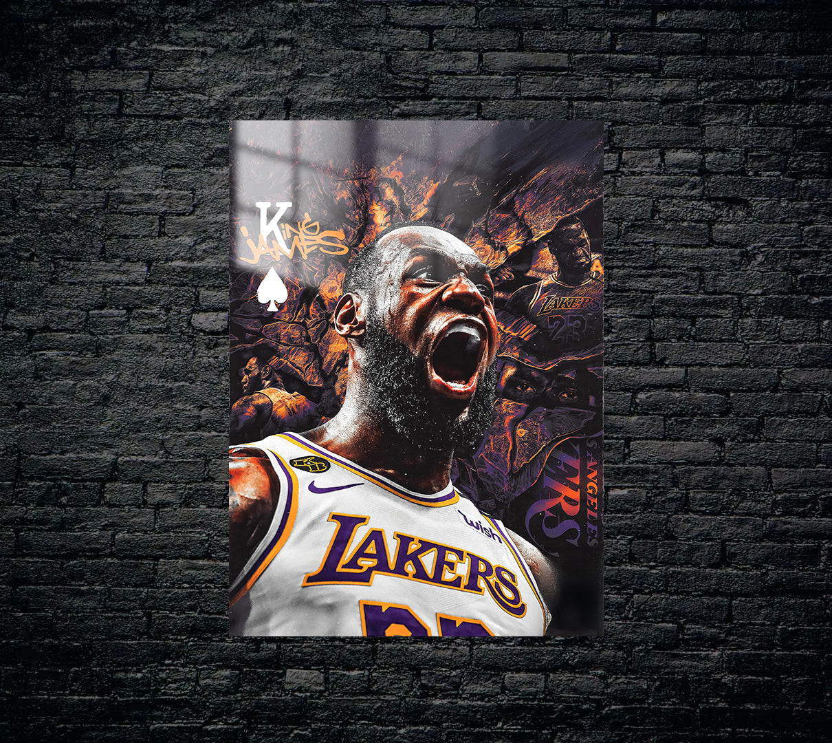 Lebron James Metal Poster 1440