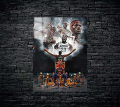Lebron James Metal Poster 1441