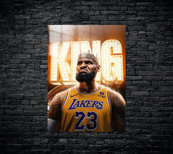 Lebron James Metal Poster 1429