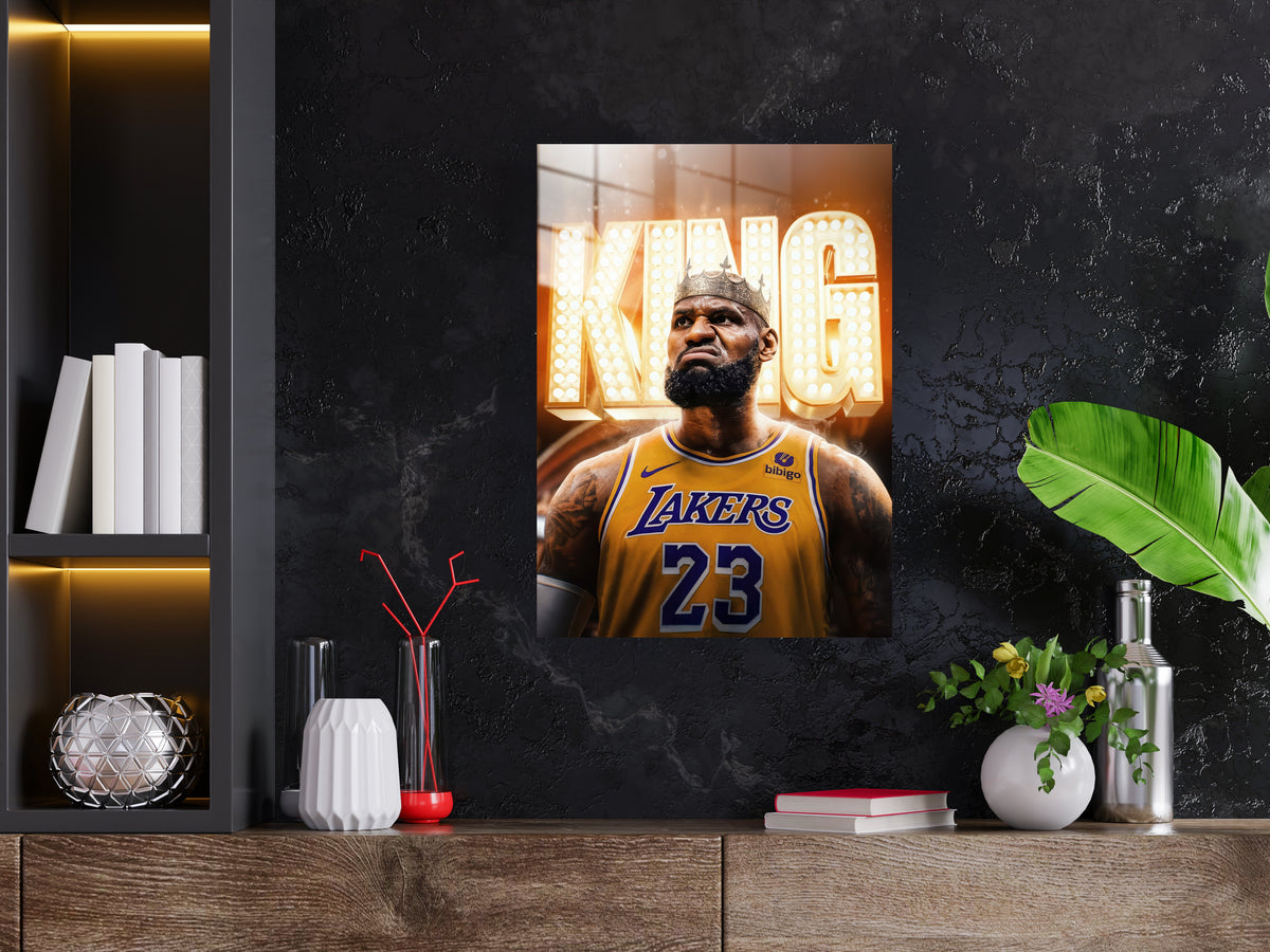 Lebron James Metal Poster 1429