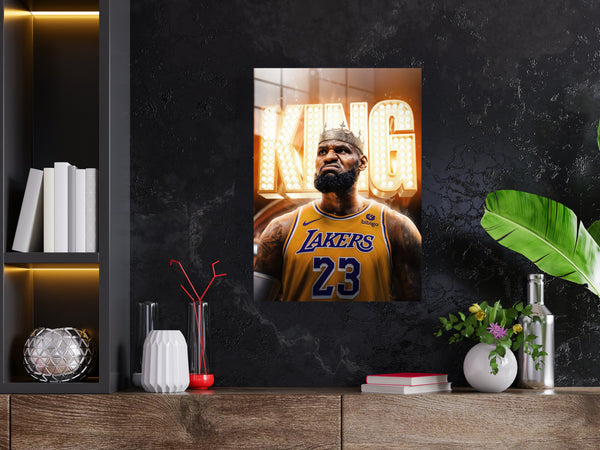 Lebron James Metal Poster 1429