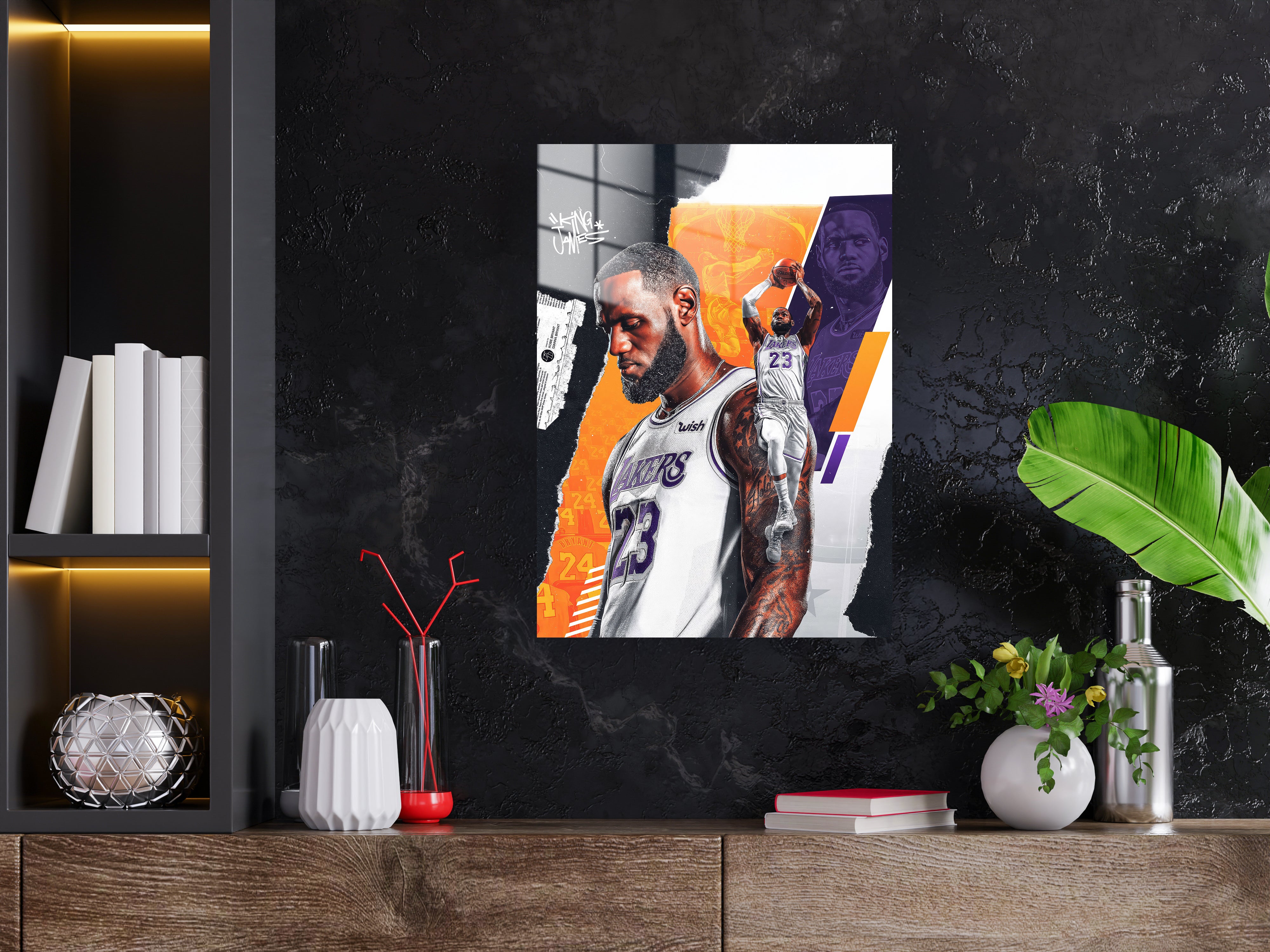 Lebron James Metal Poster 1432