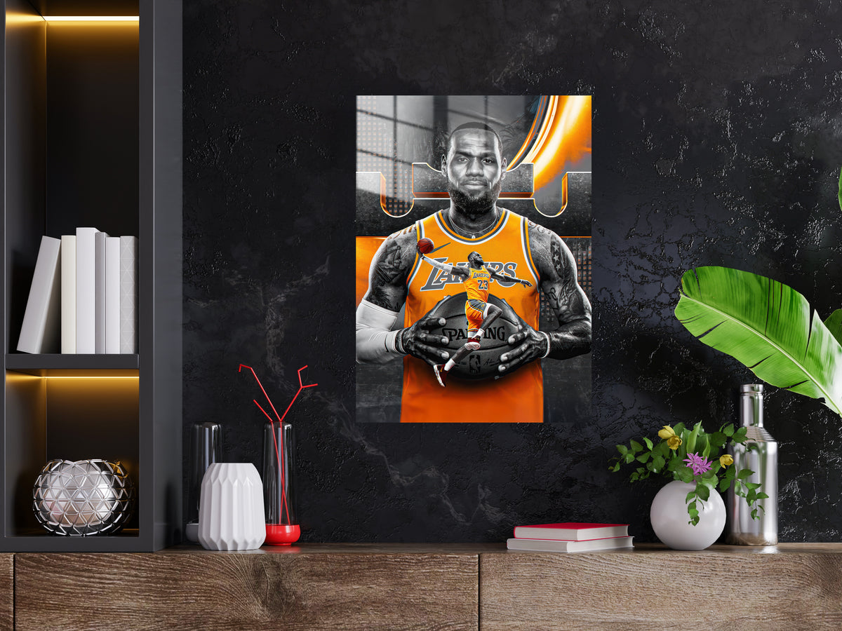 Lebron James Metal Poster 1436