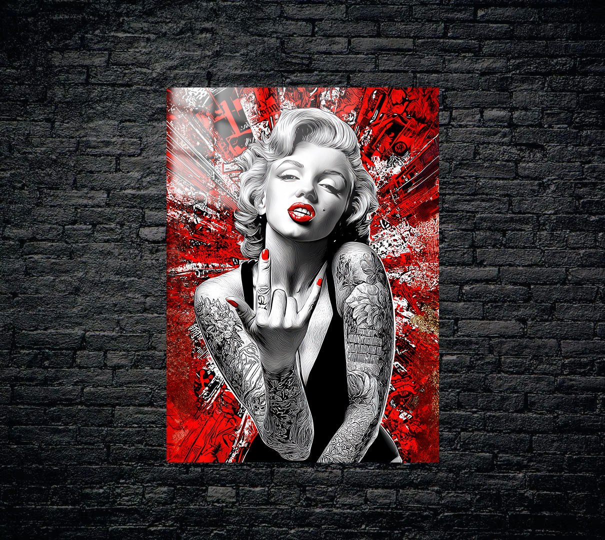 Marilyn Monroe Metal Poster 1275