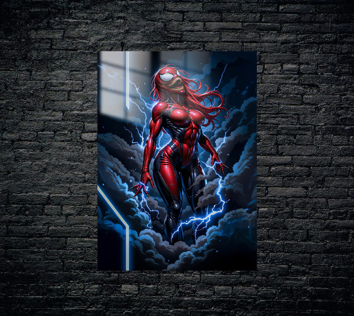 Spiderman Venom Carnage Kadın Metal Poster 556