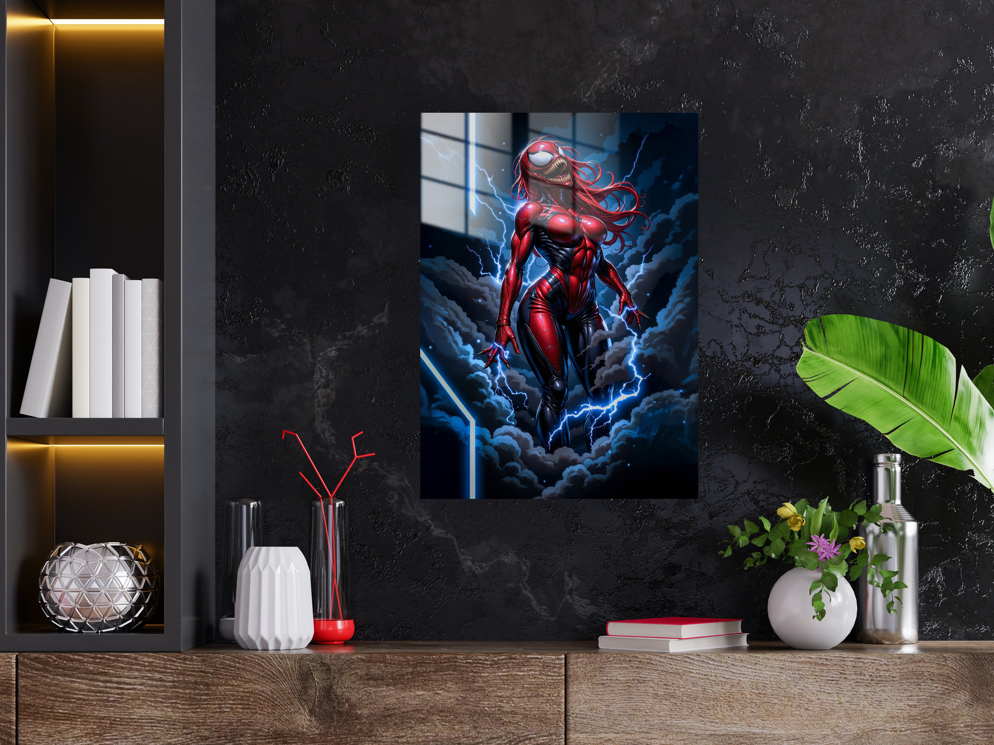 Spiderman Venom Carnage Kadın Metal Poster 556