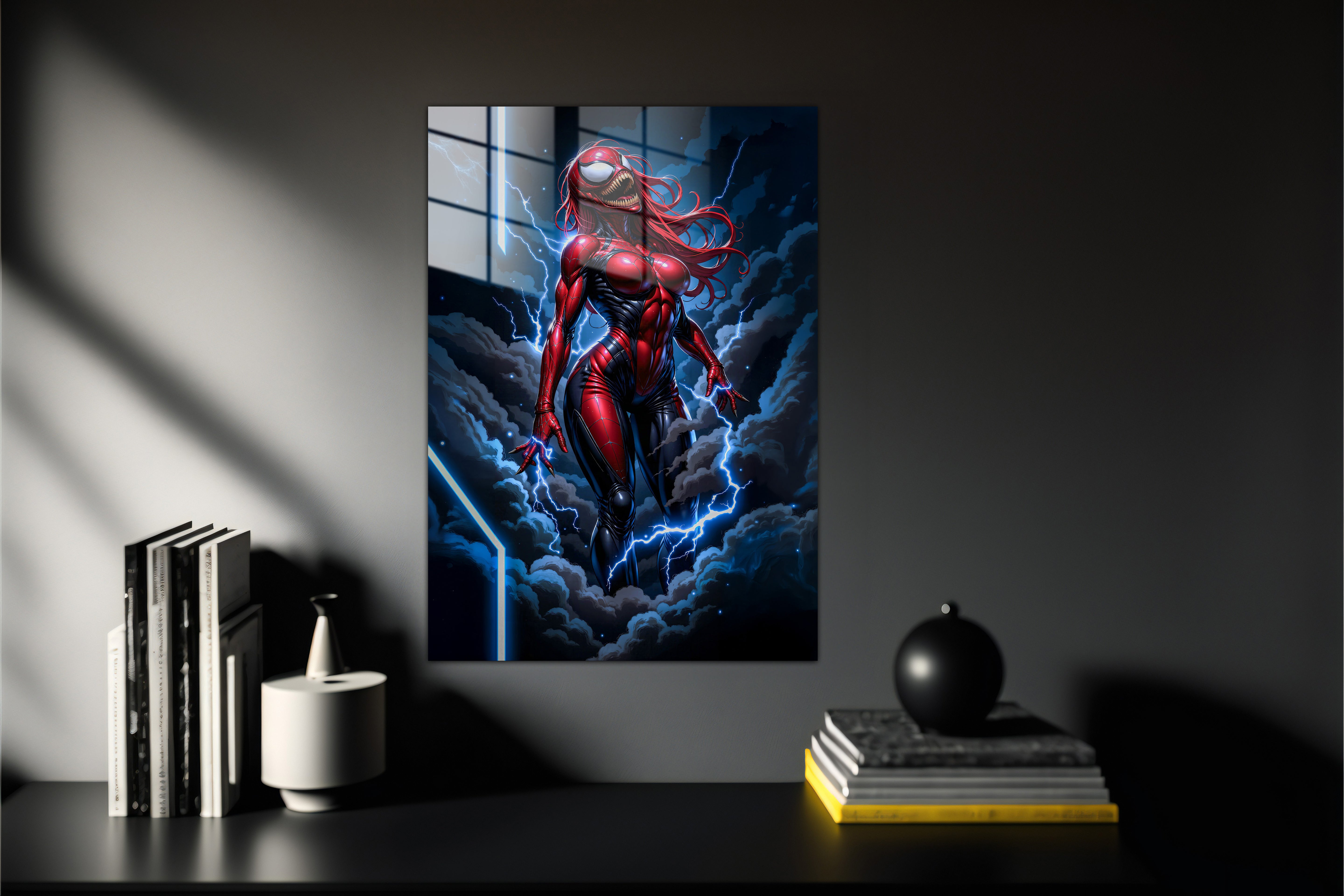 Spiderman Venom Carnage Kadın Metal Poster 556