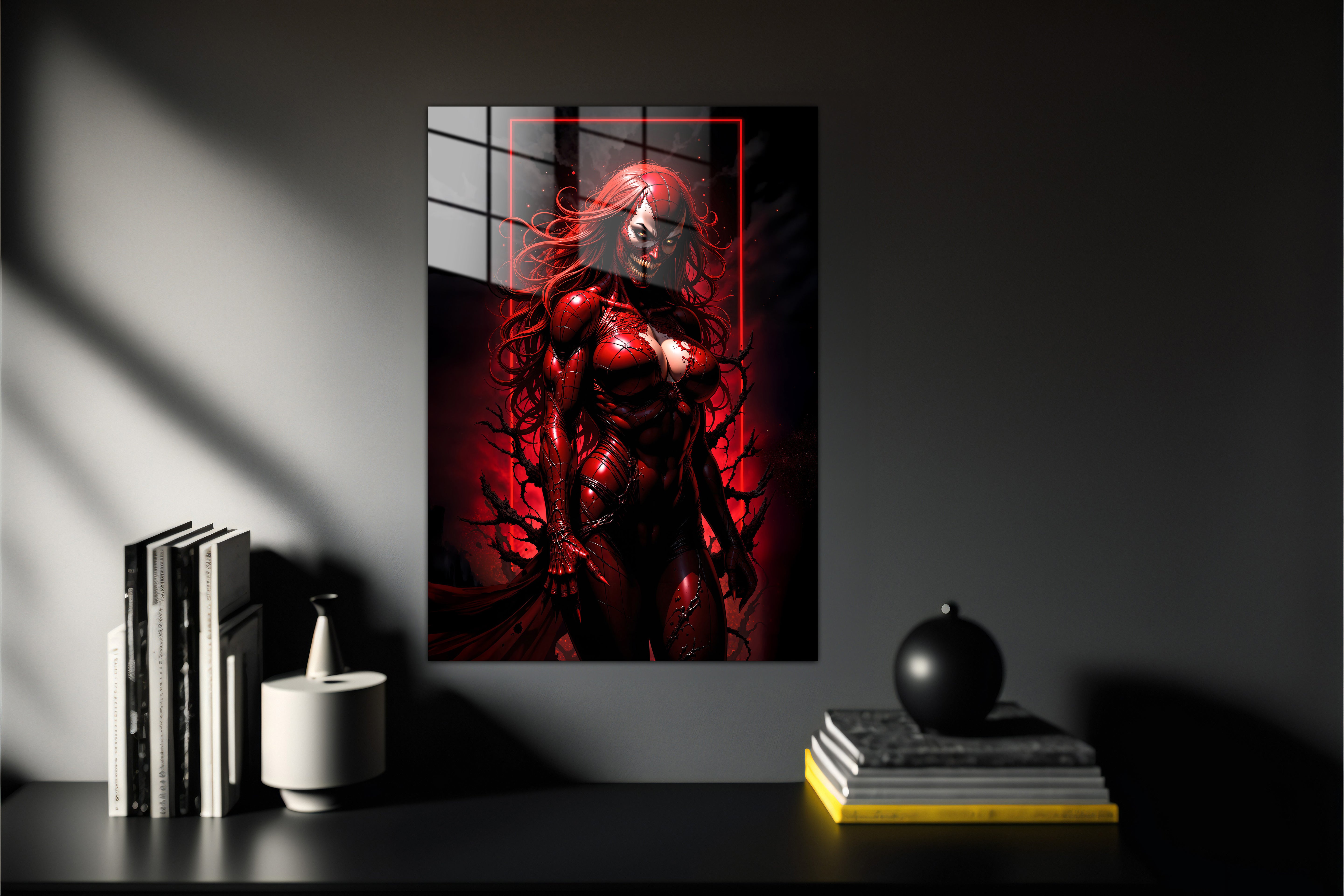 Spiderman Venom Carnage Kadın Metal Poster 557
