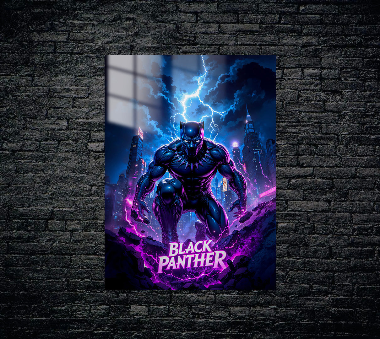 Black Panther Metal Poster 558